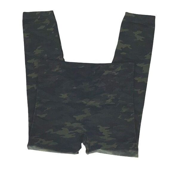 Spanx Womens Camo Look At Me Seamless Leggings Green Size Large - Picture 3 of 8
